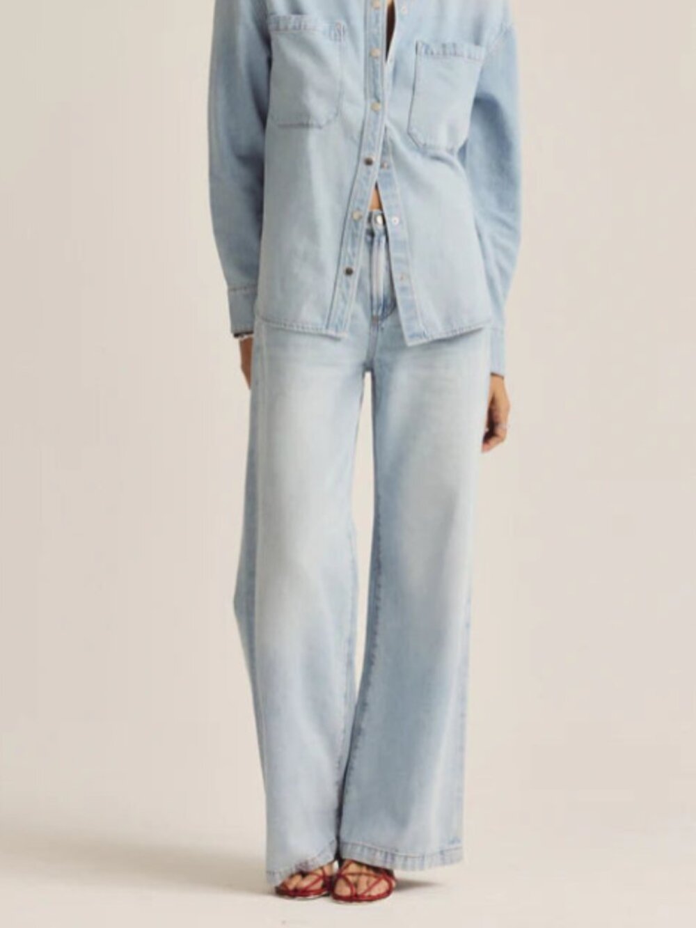 Pistola Jadyn Low Slung Palazzo Jeans